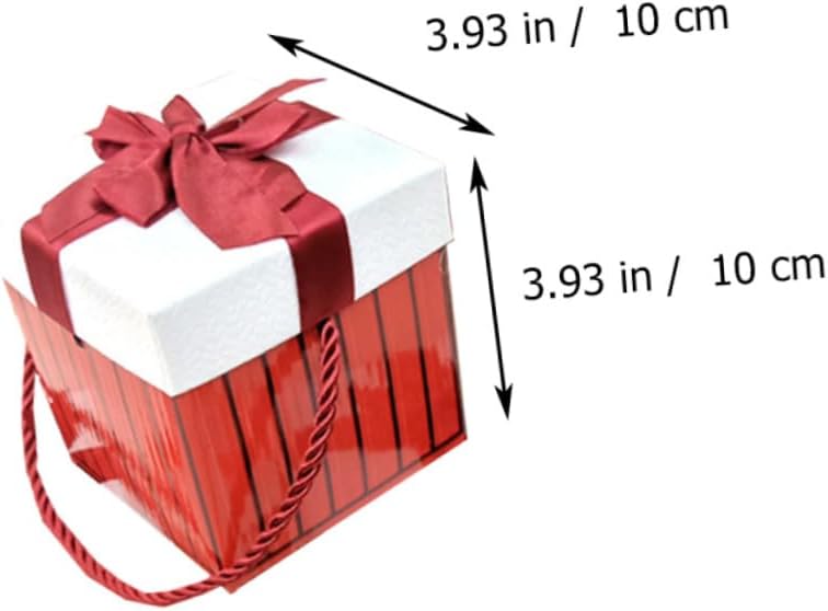 FOMIYES 8pcs Creative Christmas Packing Box Storage Boxes for Candies Chic Wrapping for Holiday Parties Decorations