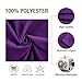 VEEYOO Cloth Napkins - 17 x 17 Inch Purple Dinner Napkin Set of 12, Soft Washable and Reusable Table Napkins for Holiday Dinner, Parties, Wedding and More