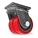 Hamilton Maxi-Duty Dual Wheel Caster - 8"Dia.X3"W Wheel - 8400-Lb. Capacity - Super Ultralast Polyurethane Wheel - Swivel