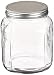 Anchor Hocking 2-Quart Cracker Jar with Brushed Aluminum Lid, Set of 4