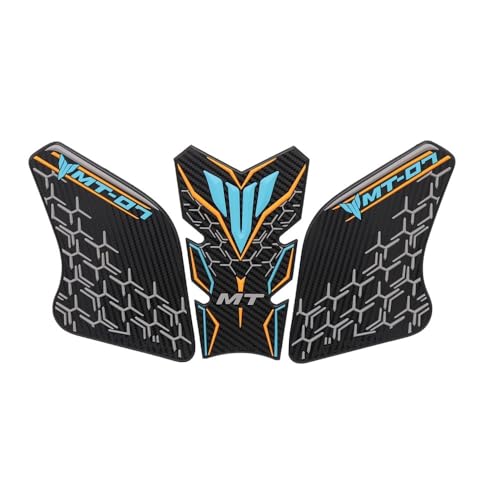 Motos tapis traction latéral autocollant antidérapant réservoir MT-07 2020-2024