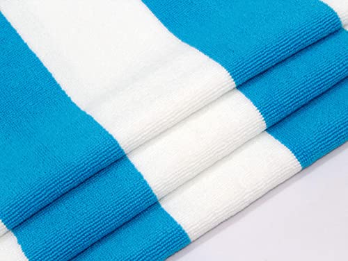 Cotton Craft 73816 Pool Lounge Chair Cover - 2 Pack - Chaise Beach Picnic Spa Towel - Cabana Stripe - Soft Premium Ringspun Terry Cotton thumb #5