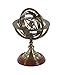 Deco 79 Brass Metal Compass Armillary Globe, 11