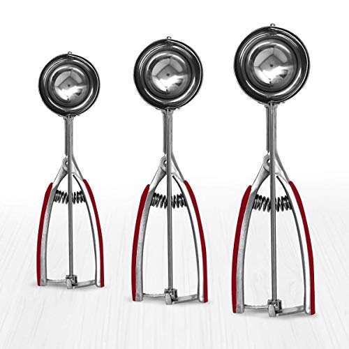 Millvado Stainless Steel Ice Cream and Cookie Millvado 3 Pack Stainless Steel Ice