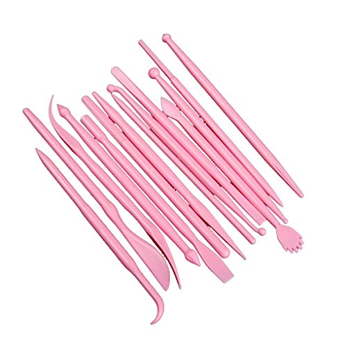 14PCS Lightweight argila macia Mud Duplo Chefes multi Escultura Shaping Funcional Carving Tool Set