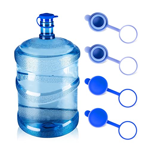 Keptfeet Botella Agua 5 galones | CubierTapa Superior Silicona Duradera sin derrames - Tapón Botellas Agua para Cubo Bebida, Accesorios antisalpicaduras