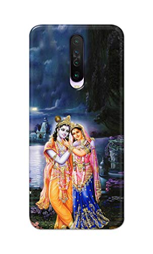 Image of Printed Hard Back Cover Case for Mi Poco X2 Back Cover (Radha Krishna) -1803