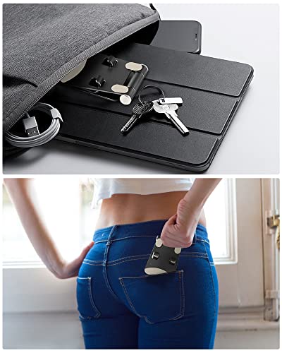 Vlatuo Cell Phone Stand,Foldable Mobile Aluminum Desktop Phone Holder,Adjustable Phone Dock Cradle,Compatible With Iphone 14 13 12 10 Max Pro Xr Xs Plus Ipad Mini Samsung Galaxy,Black #TOP4