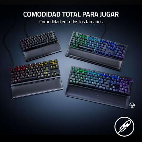 Reposamuñecas Razer Tenkeyless ergonómico de espuma con memoria negro 5