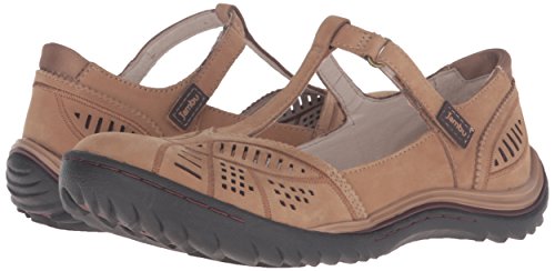 Jambu Women's Bridget Flat, Oatmeal, 6 M Us #TOP6