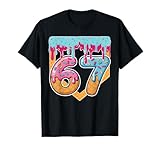67 Ice Cream Drip Meme Six Seven Gen Alpha Slang T-Shirt