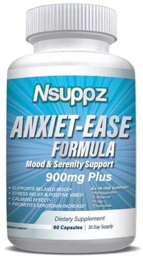 Global Creations Natural Mood & Serotonin Support - Anxiet-Ease Formula