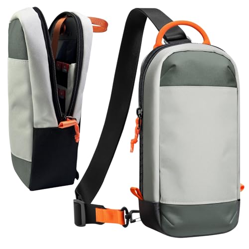 Nintendo Switch2/Switch�^Lite�^OLED��p�V�����_�[�o�b�O �Q�[���J�[�h/�P�[�u��/�C���z���ȂǑS�����[�\ �Q�[���J�[�h8�����[ �A�N�Z�T���[�|�[�` ���s�ɂ͕K�{ �O���[