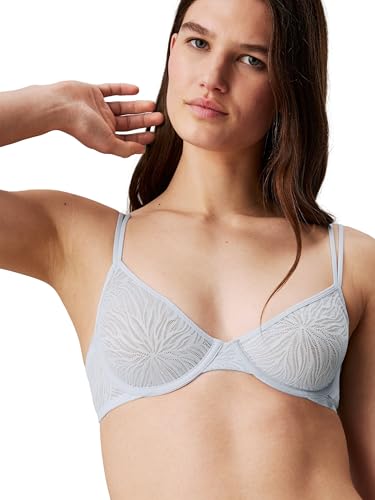 Calvin Klein Damen Demi-Cups BH Unlined mit Bügel, Blau (Plein Air), 90A – Ansicht 2