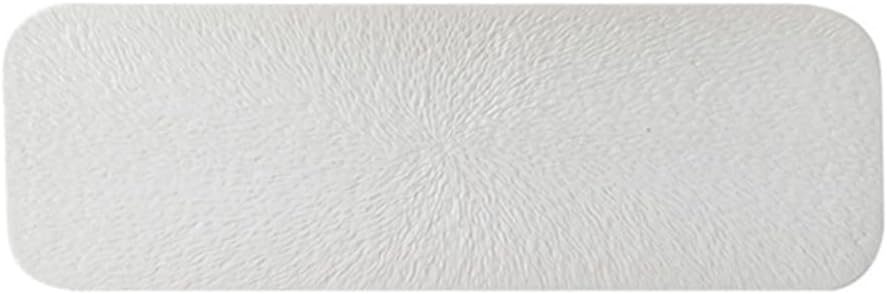 Sushi Plate Rectangular Plate High-grade Restaurant Plate Ceramic Household Hotel Sashimi Western Food Plate(E)