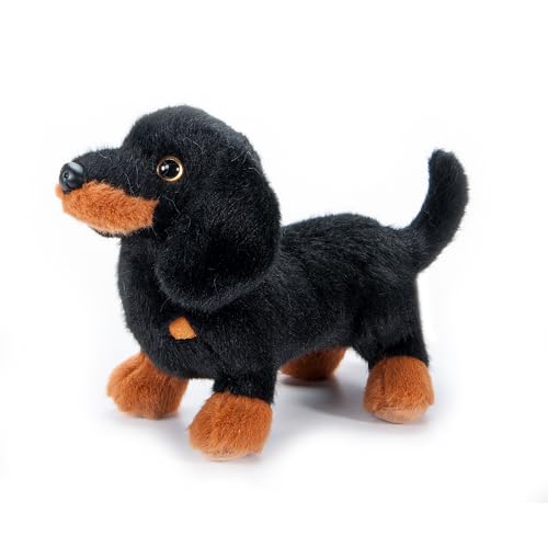 The Petting Zoo Dachshund Dog Stuffed Animal Plushie, Kids Gifts, 8 in