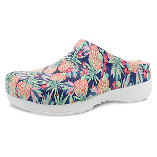 Image of Dansko Kane Slip-On Mule Clog for Women - Lightweight Cushioned Comfort and Removable EVA Footbed with Arch Support - Easy Clean Uppers
