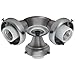 Hunter 99138 Three Light Fitter- Antique Pewter