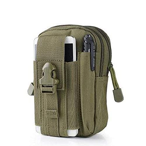 Gnanex Multi-Purpose Water Resistant Waist Pouch, Sport Carry Pouch for Phone and Small Accessories Waist Pouch Pack for Men, Women Camping Hiking (Green)-image-5