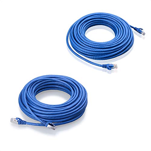 Cable Ethernet Cat6 Azul 50 ft Snagless miniatura 1