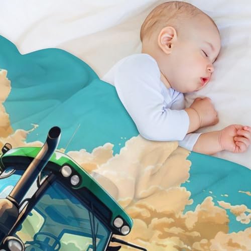 Couverture tracteur moelleuse pour des moments cocooning sur le canapé - 5