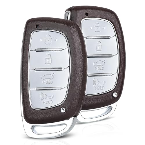 Beefunny 2 Replacement Remote Key Fob Shell Case for Hyundai