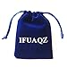 IFUAQZ Men's Stainless Steel Freemason Symbol Masonic Ring Silver Gold Blue Free and Accepted Masons Signet Rings Band, Silver Gold Size 9