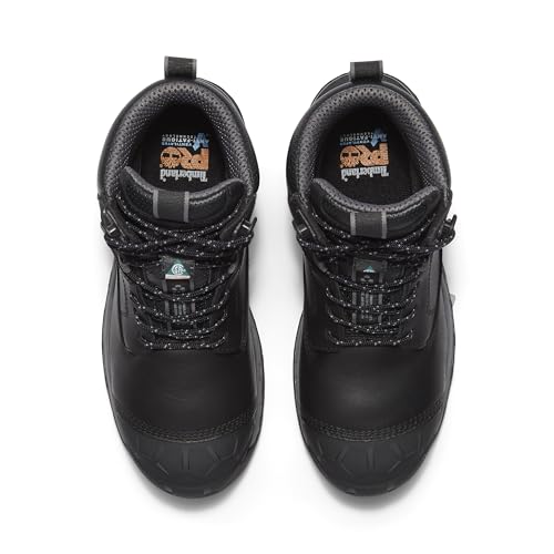 Image of Timberland PRO Men's 6 Grey /Black Boondock Comp Toe WP SR Boot