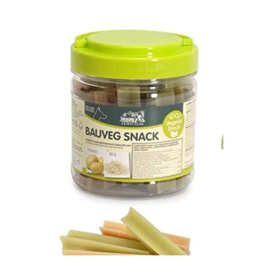 Camon Snack VEGETALI per Cani BAUVEG Mini Stick Colorati 300GR