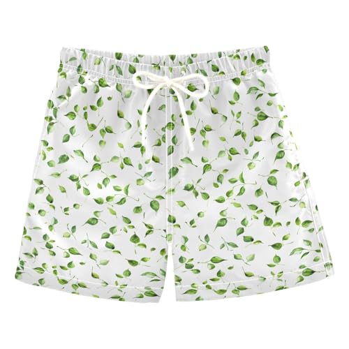 senya Green Leaf Boys Swim Trunks Toddler Shorts Swimwear Boardshorts