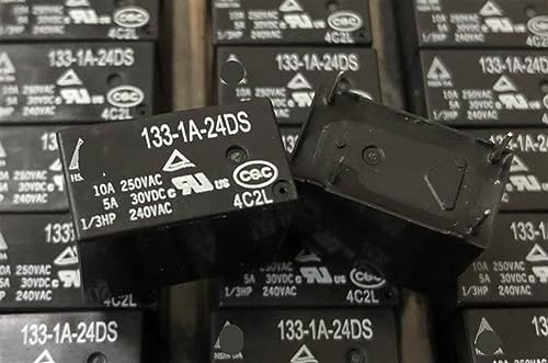 Relé 32F-1A-24V-10A ideal para proyectos domóticos y reparación doméstica
