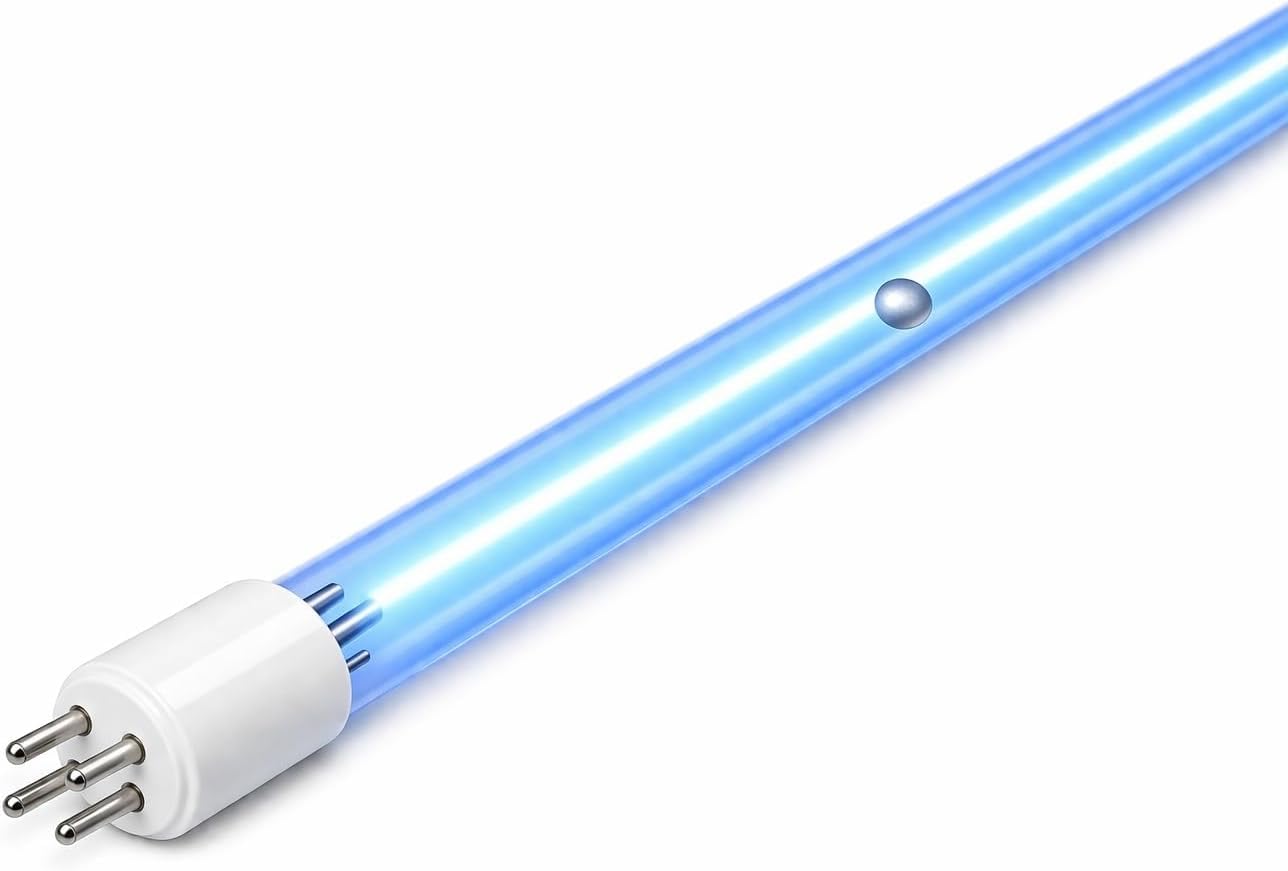 Koi Herdecke UVC Ersatzlampe 40-42 Watt für Teichklärer & Tauchstrahler - Profi Teich UV Lampe gegen Algen & Bakterien - 4-Pin Anschluss - 357 mm Länge - kompatibel mit vielen Marken