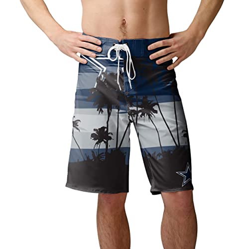 FOCO Dallas Cowboys NFL Mens Sunset Boardshorts - M