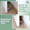 Renovators Supply Manufacturing Rubber Door Stopper Tip 5/8 in. Black Premium Rubber Door Stopper Tips Replacement Caps Pack of 100 #2