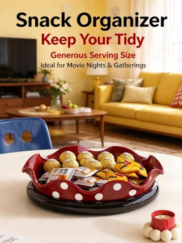 ChayWillow Rotatable Petal Fruit Tray with Draining Holes - image 5
