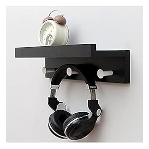 AOHAI Kapstokhaken Wandgemonteerde kapstok houten haakhanger voor jassen, hoeden en handdoeken-haken voor slaapkamer…