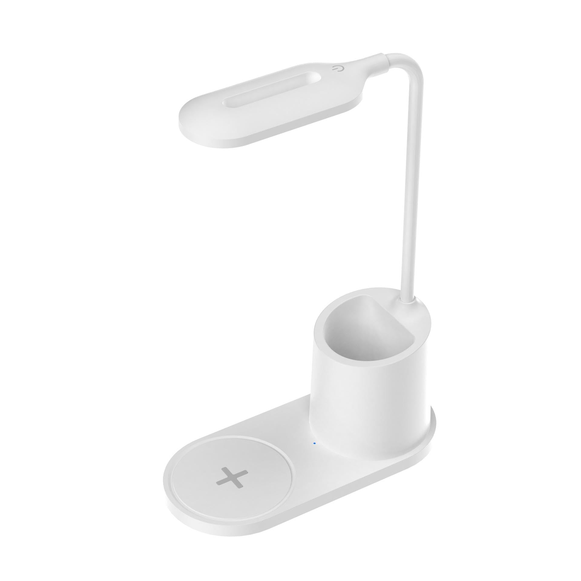 15W bezprzewodowa lampa biurkowa LED do szybkiego ładowania do czytania składana ochrona oczu dotykowa kreatywna lampka nocna lampka nocna/63 (Color : H513 (Charging cable))