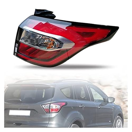 Luces traseras luz de freno para Ford para Kuga 2017 2018 2019, luz trasera del coche conductores-pasajero reemplazo del lado, exterior derecha luz trasera
