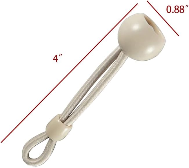 5pcs Ball Bungee Cords Bungee Tie Down with Elastic String Replacement for Blinds,Tents,Tarp