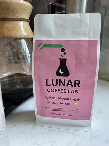 Lunar Coffee Lab Yemen Mocca Natural Medium Light Roast Coffee -