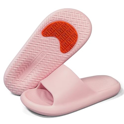 Maibloln Anti-Slip Shower Slippers Quick-Dry Comfortable House Sandals Lightweight Bathroom Shoes with Non-Slip Tread for Indoor Bathroom Dorm Pool Swimming Beach