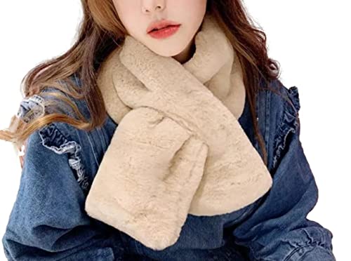 【スロウアンドメロウ】ティペット マフラー フェイクファー 暖かい 差し込み ふわふわ スヌード レディース 防寒 対策 ネックウォーマー 6カラー シンプル 無地 カジュアル 秋 冬 リアル フェイク ファー 温かい 柔らかい ソフト もこもこ フワフワ かわいい カワイイ おしゃれ オシャレ 差し込み タイプ 式 黒 白 茶 灰 色 ベージュ ピンク ブラウン ブラック ホワイト 厚手 リバーシブル ストール 通勤 通学 モコモコ 襟巻 (ベージュ)