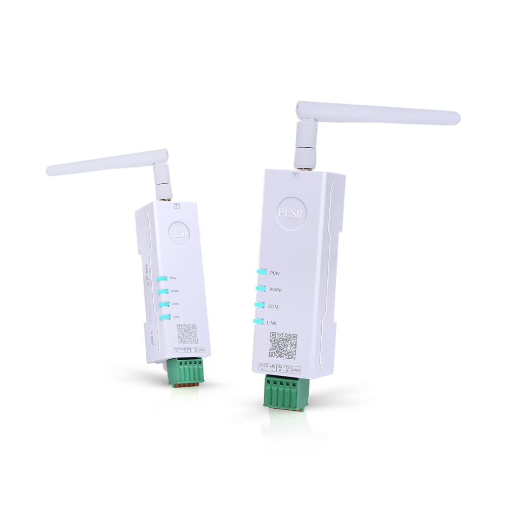 Rail DIN 12dBm 5KM 2.4G Lora Modem Modbus Transparent Transmission RS485 vers LoRa AT Command Configuration Utility USR-DR124-12