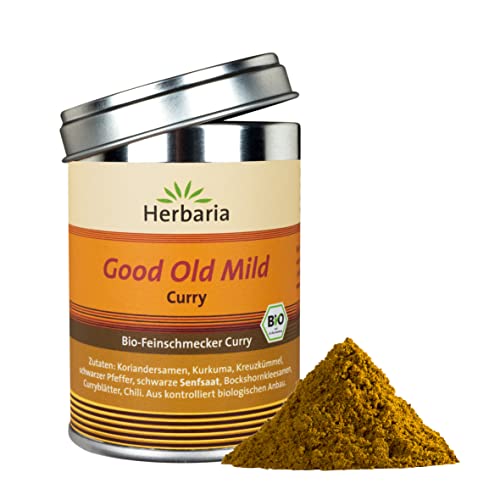Herbaria "Good Old Mild" Curry, 1er Pack (1 x 80 g Dose) - Bio Cover