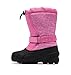 Sorel Youth Unisex Flurry Winter Boot Print, Orchid/Black, 2