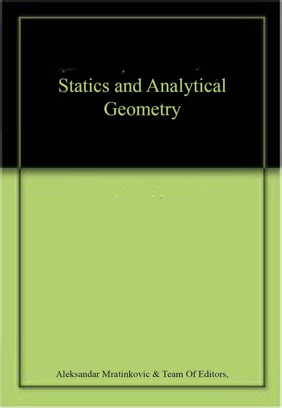 Buy Statics and Analytical Geometry — BookShops.in