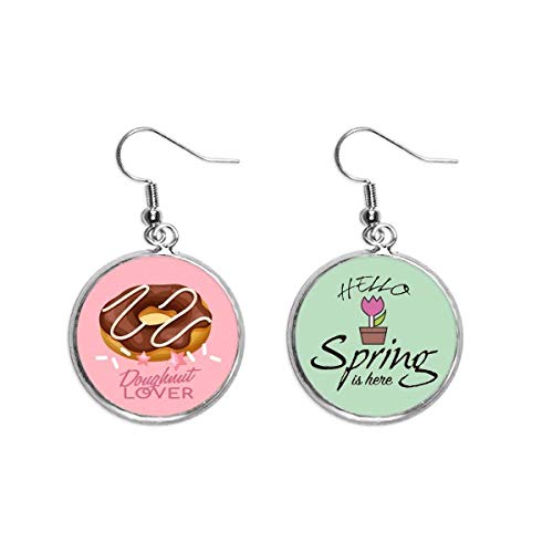 Pendientes de primavera tipo doughnut de chocolate para tus looks de terraza
