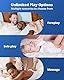 LOVENSE Domi 2 Bluetooth Ferngesteuerter Massagestab mit APP, Unbegrenzte Benutzerdefinierte Vibrationsstufen und Muster, Silikon, Schwarz