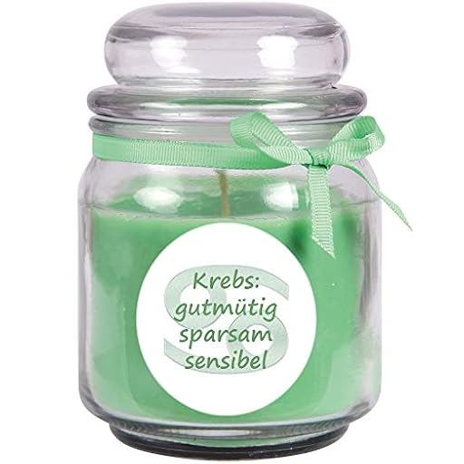 HS Candle Vela perfumada con signo del zodiaco de coco en tarro de caramelo (cáncer) – muchos diseños a elegir, 700 g – Duración de hasta 70 horas – Cancer | Ya disponible en tu tienda friki favorita! En mundofriki.es!