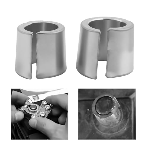 2PCS Battery Terminal Shim,Soft Lead Battery Post Shims Caps with